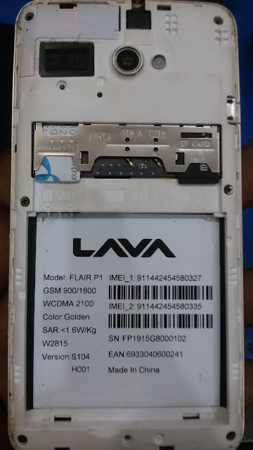 LAVA FLAIR P1 LCD FIX FIRMWARE 100% TESTED