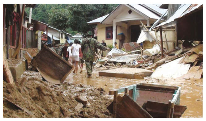 Gambar Kerusakan akibat banjir