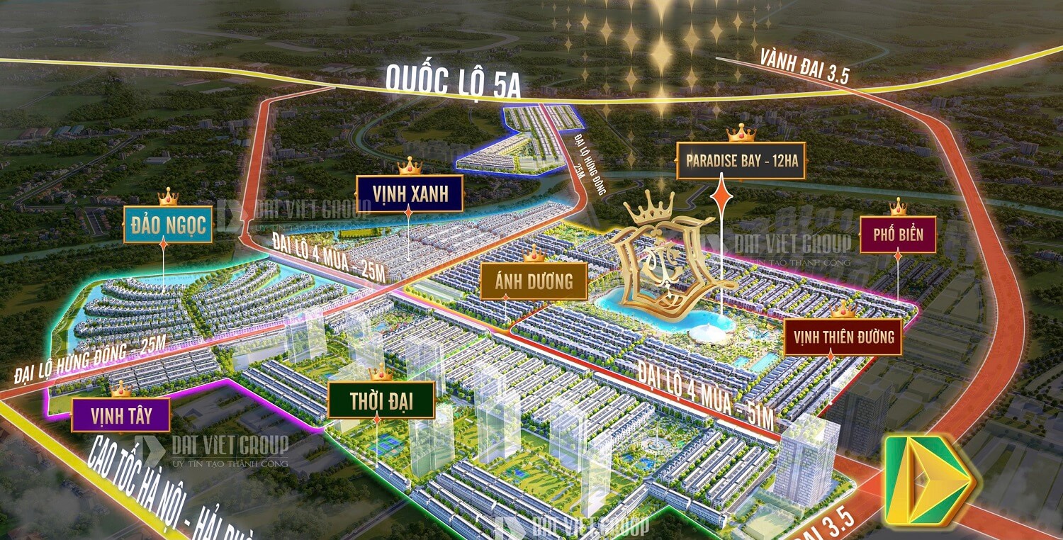 Mở bán Dự án Vinhomes The Crown - Vinhomes Ocean Park 3 Hưng Yên - biệt thự shophouse