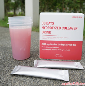 30 Days Skin Challenge, Collagen Drink Malaysia, Astaxanthin Malaysia, JeanC 30 Days Hydrolyzed Collagen Drink, Beauty, Collagen Drink, Beauty Review 