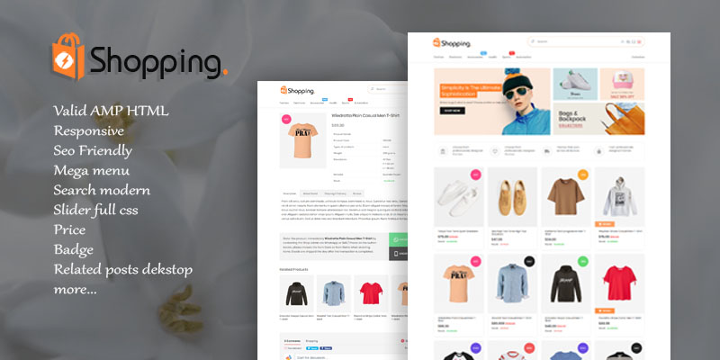 Shopping AMP HTML