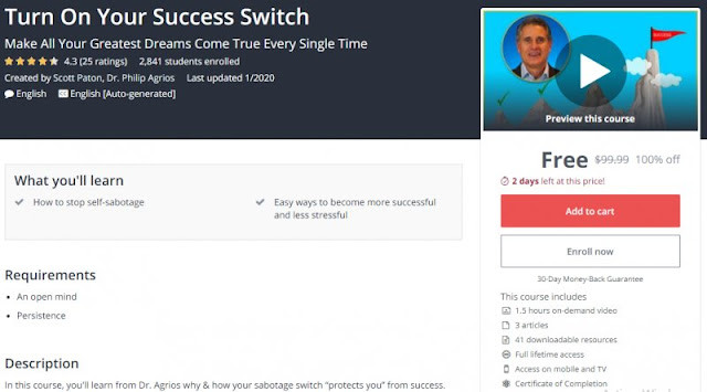 [100% Off] Turn On Your Success Switch| Worth 99,99$