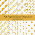 kit papel digital dourado