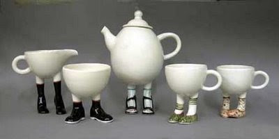 Legged Teapots and Cups