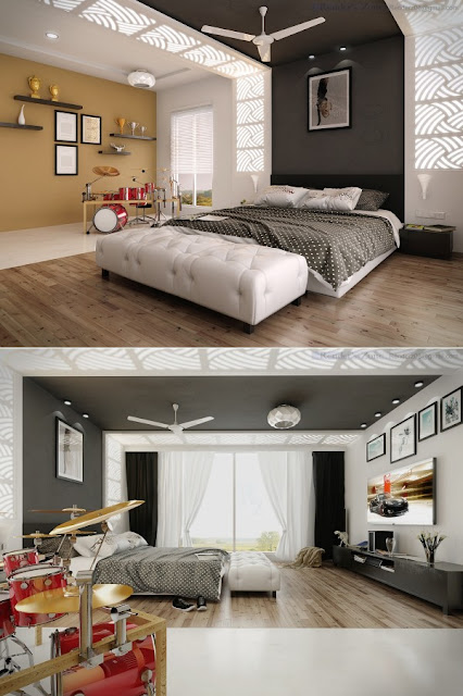 Mẫu thiết kế nội thất phòng ngủ hiện đại 06