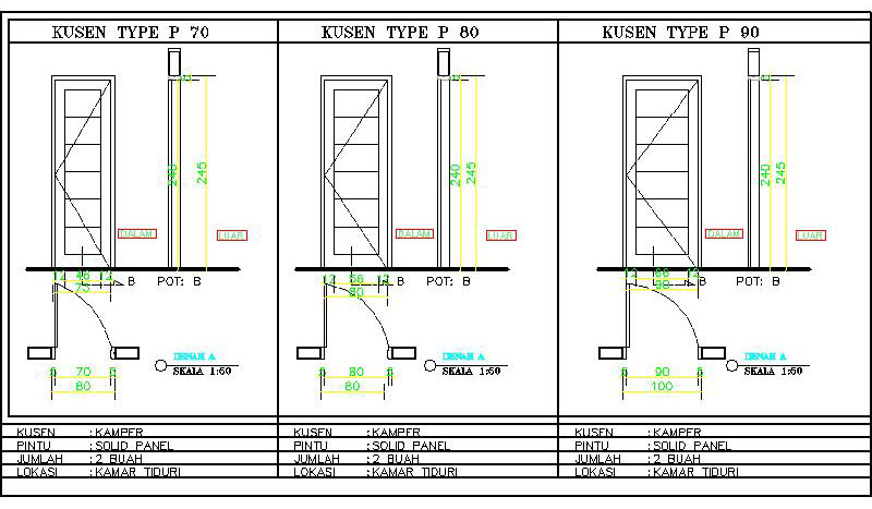 Kumpulan Pintu Kamar Mandi 2019 Ukuran Standar Pintu 