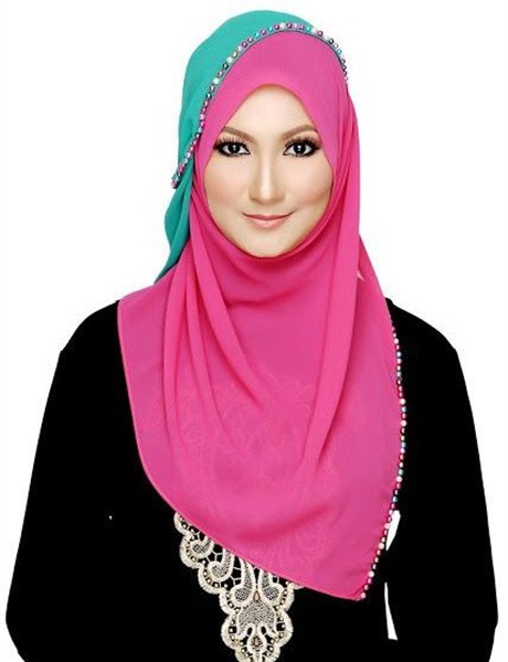 28 Gaya  Model Hijab  Untuk ke  Pesta  Pernikahan  Kondangan 