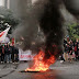 6 Orang Ditangkap Sepanjang Demo BBM di Jakarta Pusat