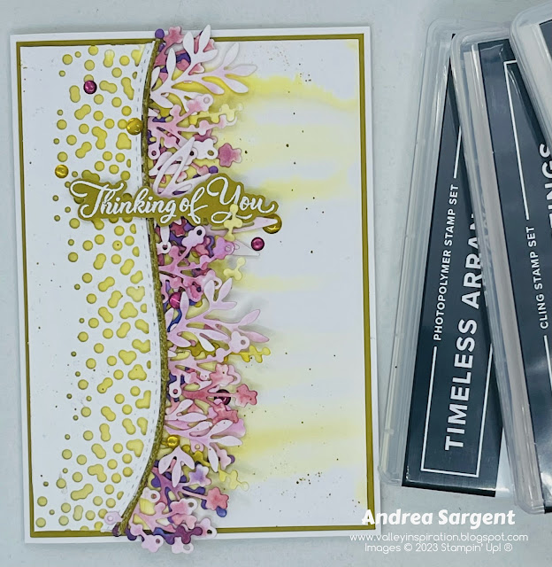 Personally create a water-coloured card to let a special person know you are thinking of them.