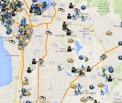 king county wa crime map