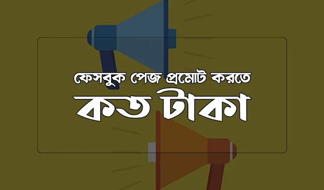 ফেসবুক পেজ প্রমোট/বুস্ট করতে কত টাকা লাগে, জেনে নিন আসল হিসাব