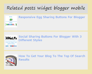 related posts widget for blogger mobile 101helper