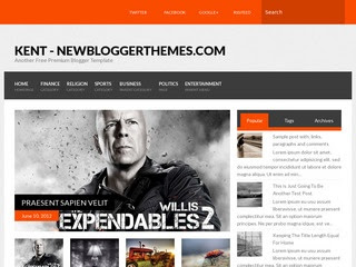 kent blogger template