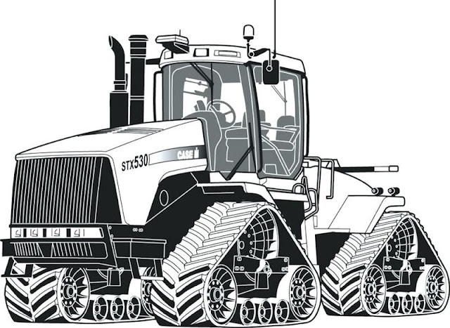 Free Printable International Tractor Coloring Pages Pdf for Kids
