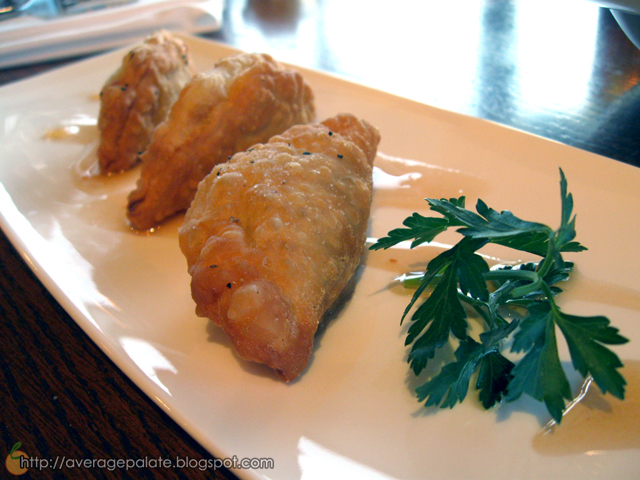 Monk McQueens, Dine Out Vancouver 2010, spicy pork empanada