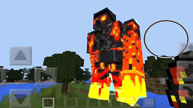 Giant Golem Minecraft PE Pocket Edition.