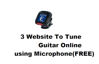 3 Websites to Tune Guitar Online using Microphone for Free