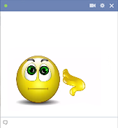 Animated speaking emoticon