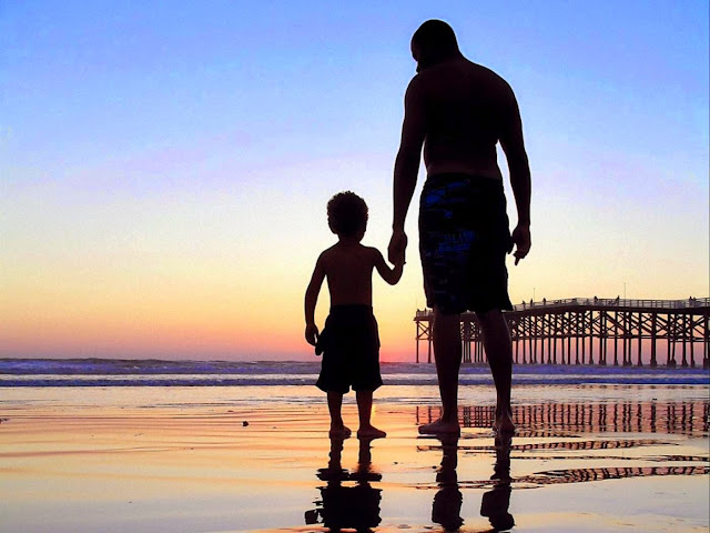 Best Fathers Day 2015 Beach Side HD Hot Wallpapers 