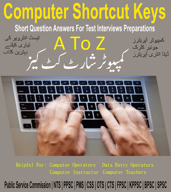 All Computer Keyboard MS Office Word Excel Browsers Shortcut Keys In PDF