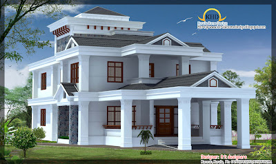 awesome house designs - 2559 Sq. Ft (237 Square Meter)