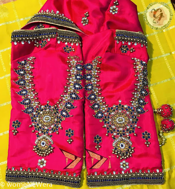 MAngoMAla Jeweled Blouse Design