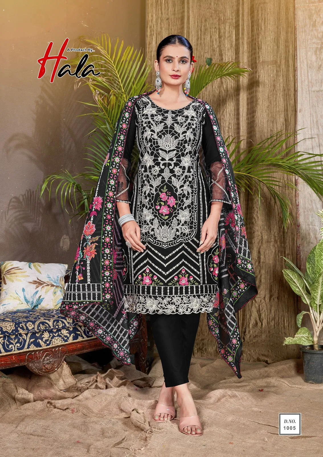 Tabeer Edition 23 Hala Cambric Embroidery Work Karachi Salwar Suits