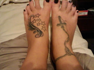 Female Foot Star Tattoos Picture 3