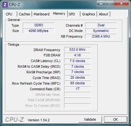 CPUZ ram checking tool windows