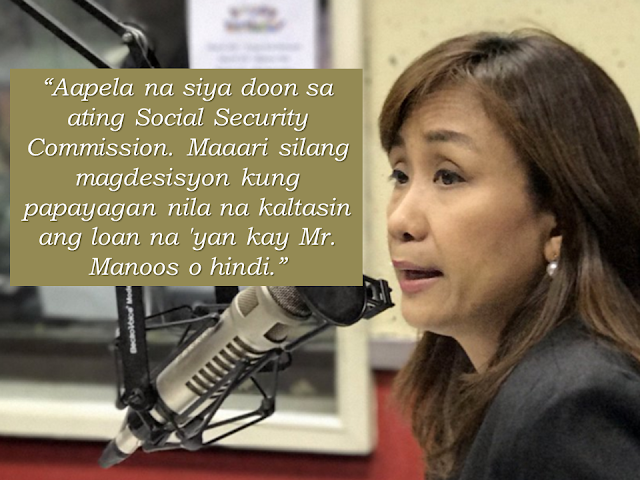 A former Overseas Filipino Worker (OFW) is now worried about his loan with Social Security system(SSS) , which he claims he never availed.  SSS records show that from P15,000, his loans has now reached to a huge amount of over P100,000 from his alleged salary and calamity loan way back 1994. however, Efren Manoos, 60, said that he did not made the said loans. Manoos is holding the documents that he was in Saudi Arabia when the said loans are made. According to SSS, they do not have the copy of the 1994 records which is vital in finding out whether Manoos encashed the cheques or there was a third party involved in claiming and encashment of the cheque. SSS said that the records they are holding are only the files which are ten years back from present. Manoos also travel back and forth from Manila to Laguna to follow up the status of his pension. Advertisement Due to the said circumstance, Manoos is on the brink of receiving lesser pension to settle the arrears from the loans he never made use of. Mr. Manoos still has a chance to get his full pension if he will appeal to the Social Security Commission, according to SSS Spokesperson  Maria Luisa Sebastian.  However, Manoos will be required to avail the services of a lawyer should he pursue with the appeal. manoos was referred to the Public Attorneys Office (PAO) to help him claim his retirement benefits and pension from SSS.