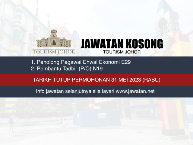 Jawatan Kosong Tourism Johor Mei 2023