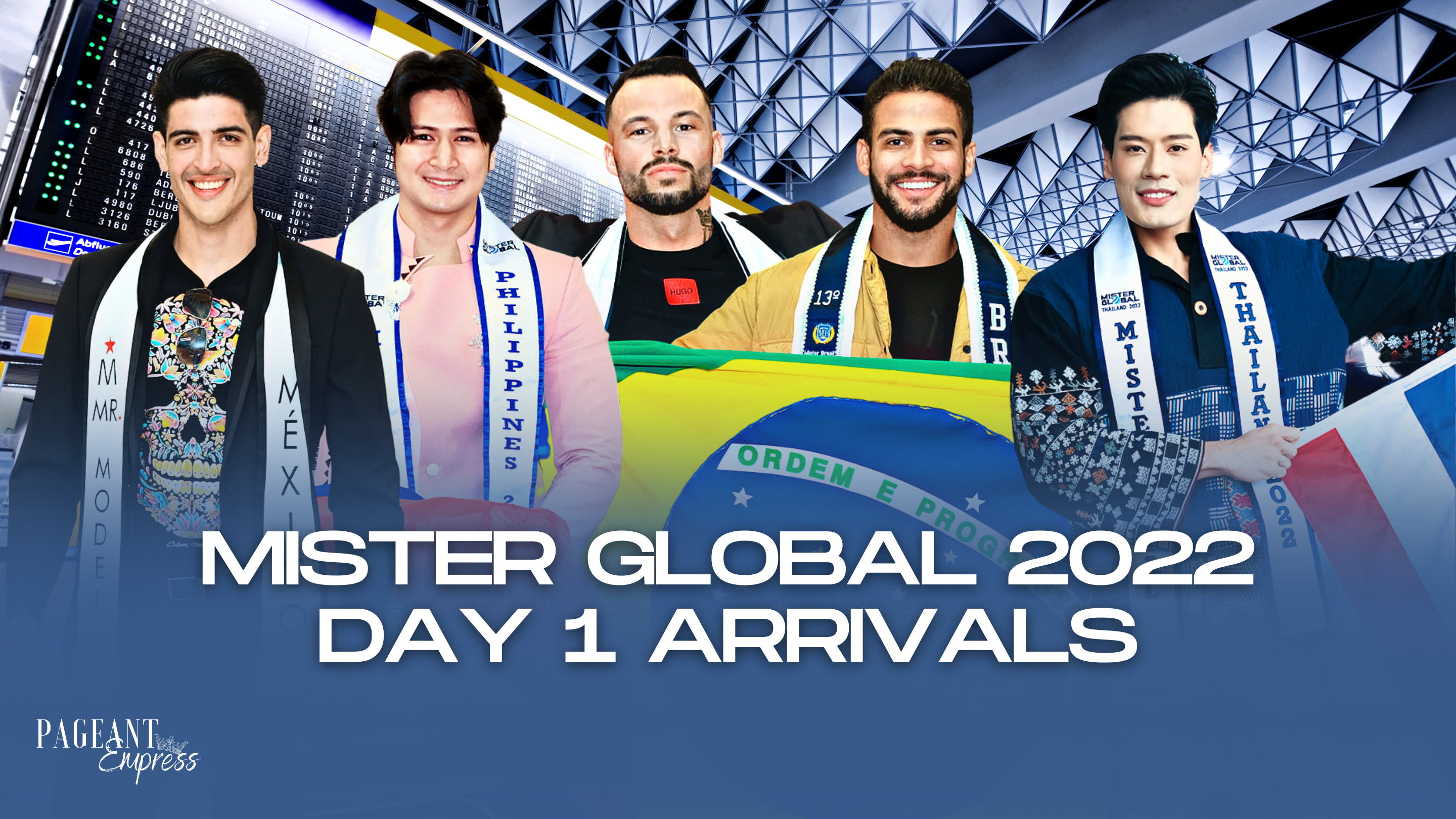 Mister Global 2022 Day 1 Arrivals in Chiang Mai, Thailand
