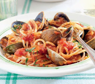 Clams with Chilli Spaghetti Recipe