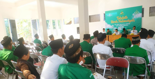 suasana program tahdzib siroh nabawiyah rijalul ansor jepara