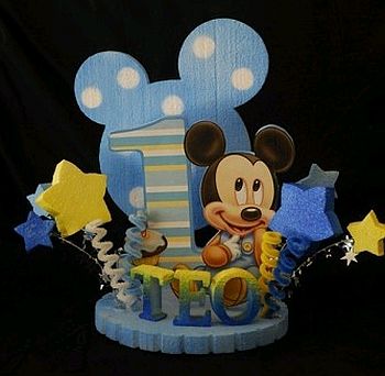 Muyameno Com Fiestas Infantiles Decoracion Mickey Mouse Bebe Centros De Mesa
