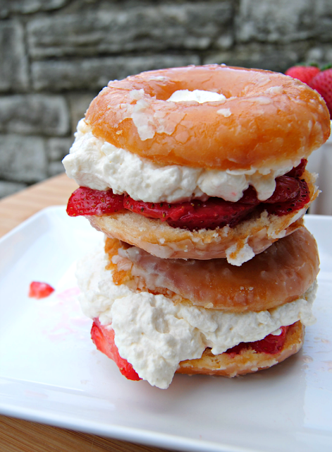 donut strawberry shortcake