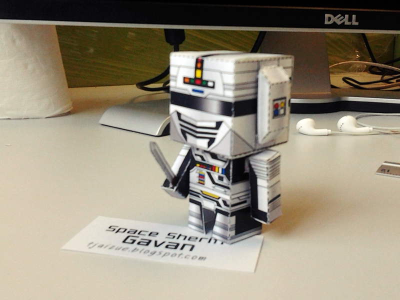 Space Sheriff Gavan Papercraft