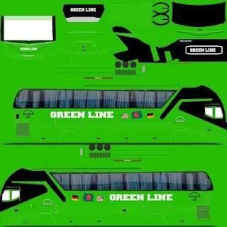 Green Line Bus Skin Download
