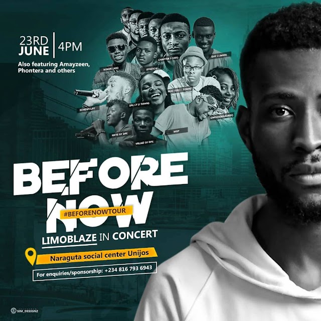 EVENT: BEFORE NOW TOUR - LIMOBLAZE IN CONCERT