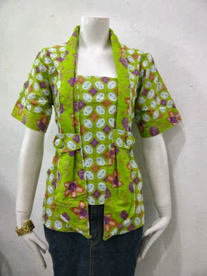 MODEL BAJU BATIK WANITA