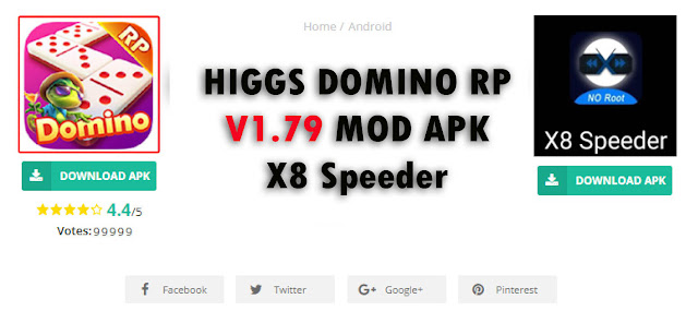 Higgs Domino Rp v1.79 Mod APK X8 Speeder Hitam Merah Versi Update Terbaru