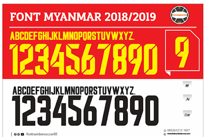 Font Myanmar 2018/2019