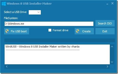 Windows 8 USB Installer Maker, windows 8, pendrive bootável, instalar windows 8 do pendrive