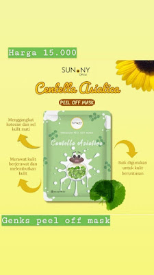 MASKER ORGANIK SUNNY OFFICIAL SERI WASH OFF DAN PEEL OFF