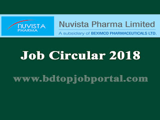 Nuvista Pharma Ltd. Medical Promotion Officer Job Circular 2018