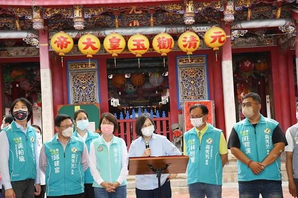 ▲蔡英文總統致詞強調因經濟持續成長社會福利工作愈做愈好。（圖／記者林明佑翻攝）