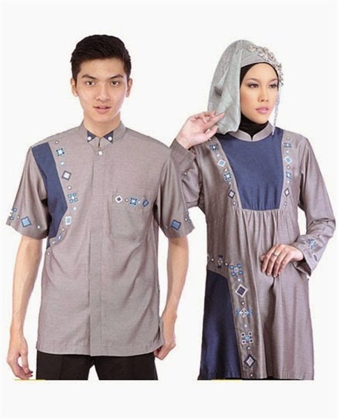 Model Baju Muslim Couple Modern Terbaru 2017/2018