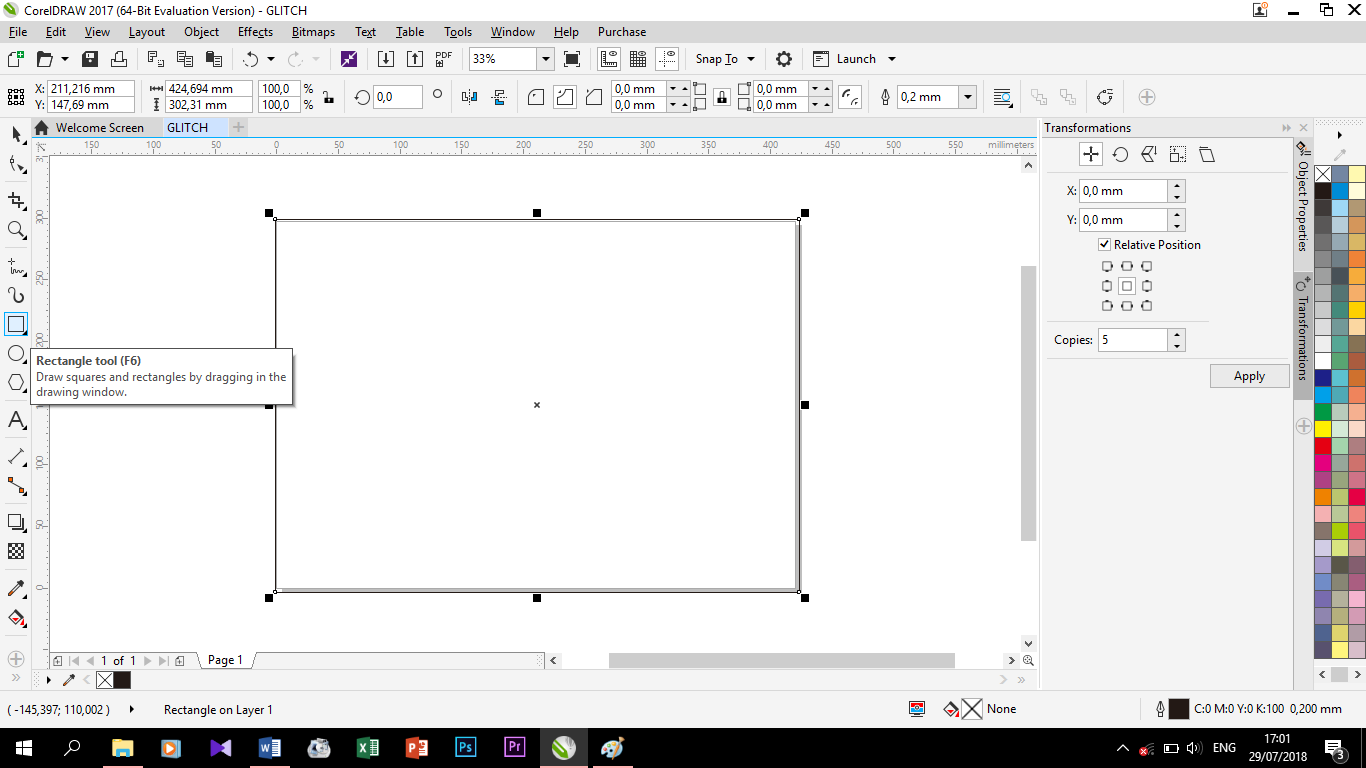 CARA MEMBUAT GLITCH DENGAN CORELDRAW DUBUS