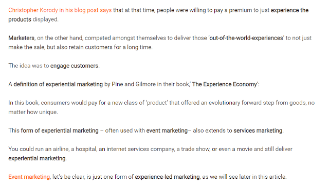 experiential marketing site