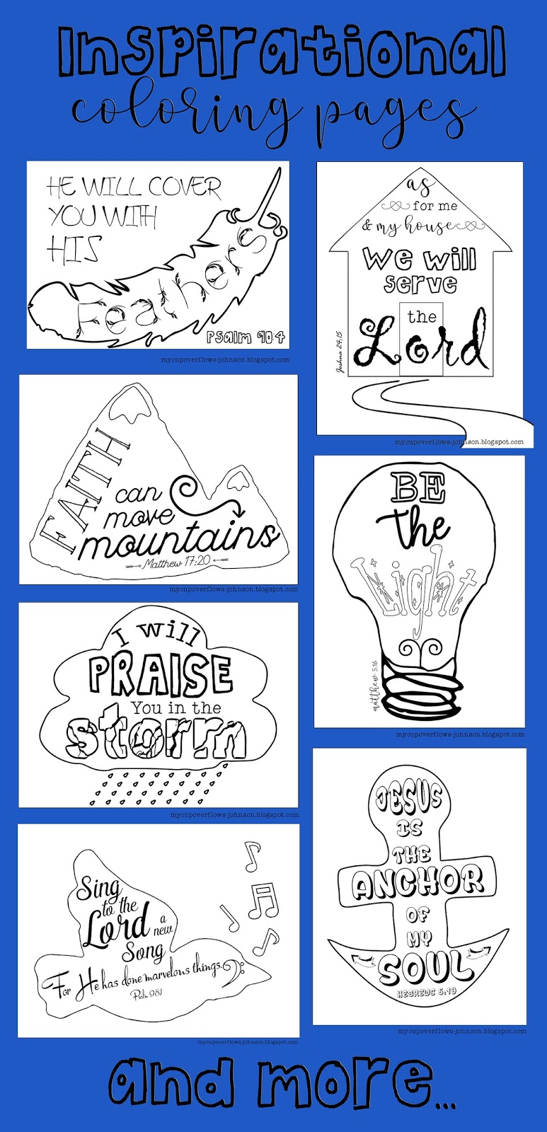 free coloring pages with Bible verses on them